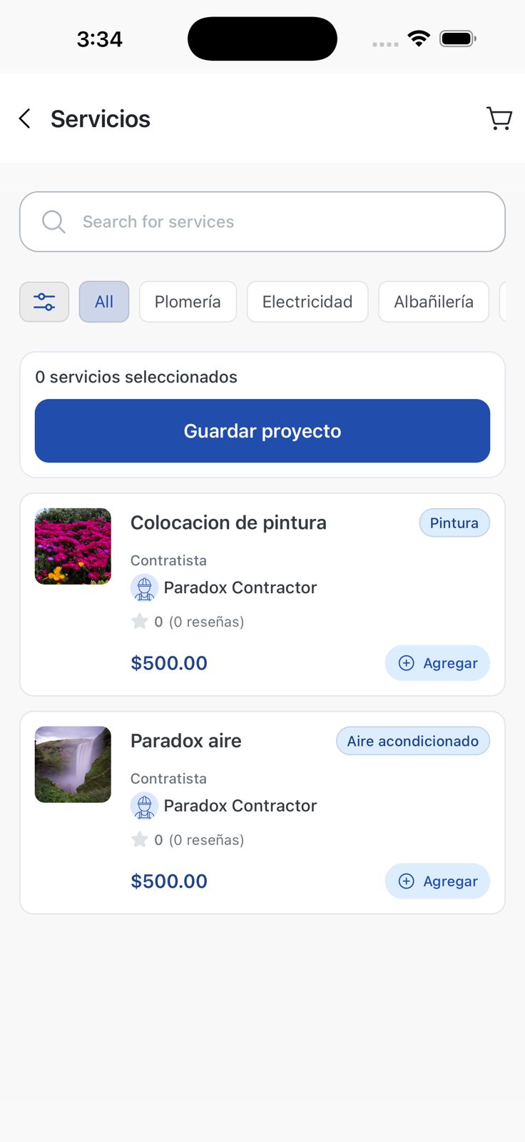 App screenshot