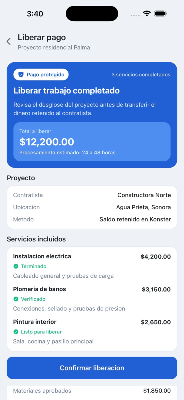 App screenshot
